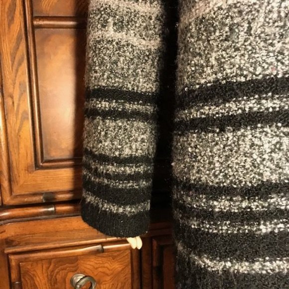 NWOT Jones New York Stripe Duster Cardigan - Picture 12 of 16